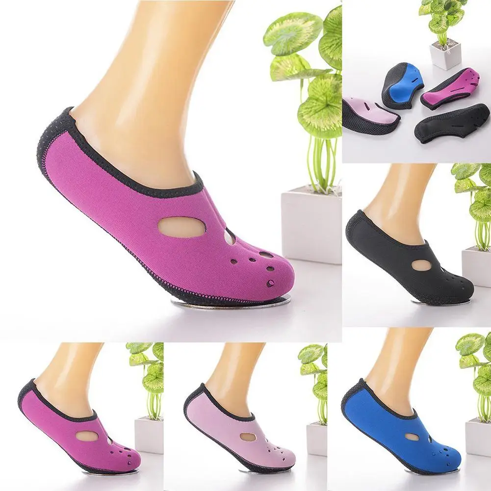 

1 Pair Diving Socks 3mm Comfortable Non-slip Breathable Quick Dry Beach Socks Swimming Shoes Footwear Beach Socks Water Playing