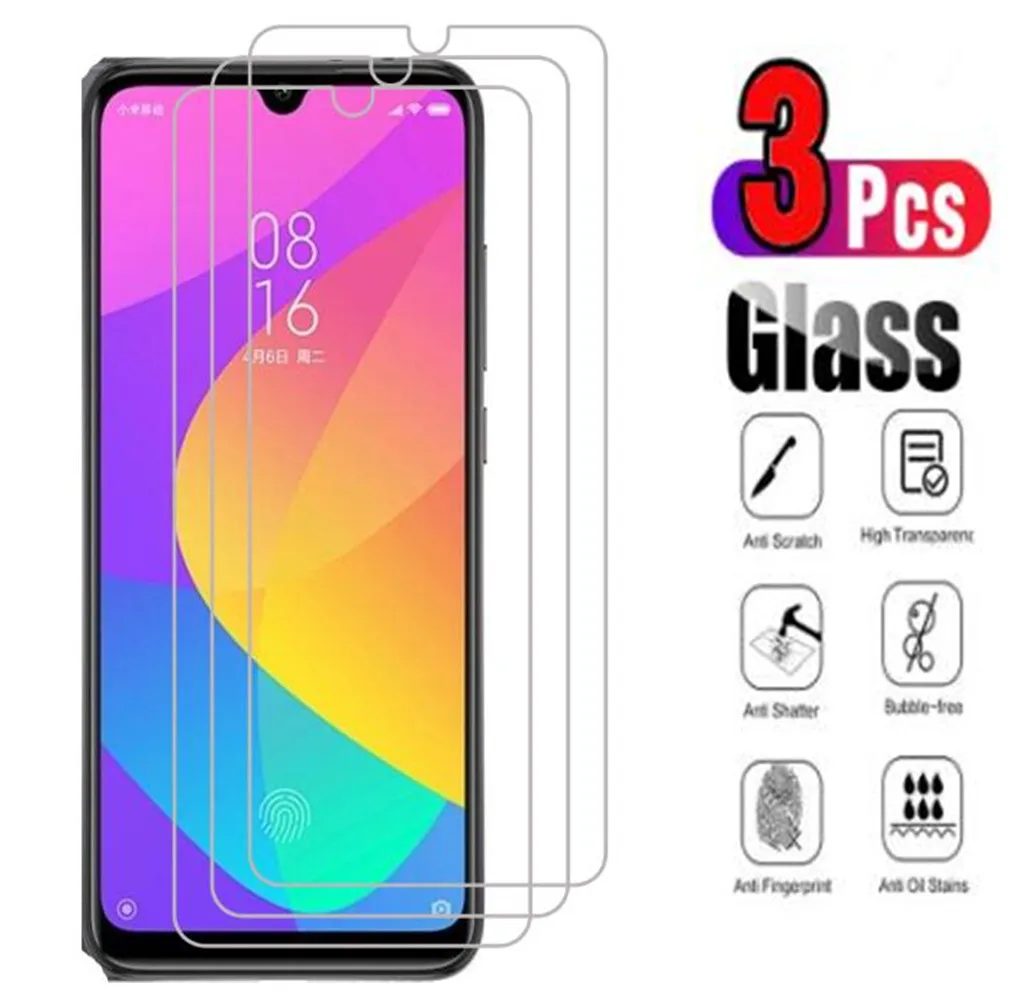 

3 шт. Защитное стекло для экрана для Xiaomi Mi A3 закаленное стекло для Xiaomi MiA3 A3 защитное стекло против царапин