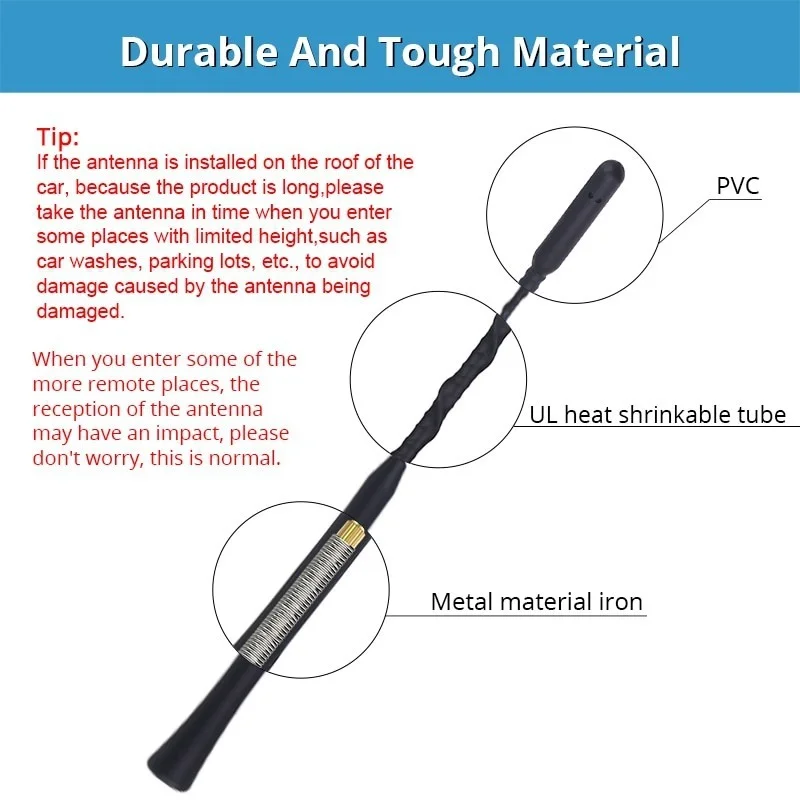 Автомобильная универсальная Антенна с 3 винтами антенна для радиоприемника