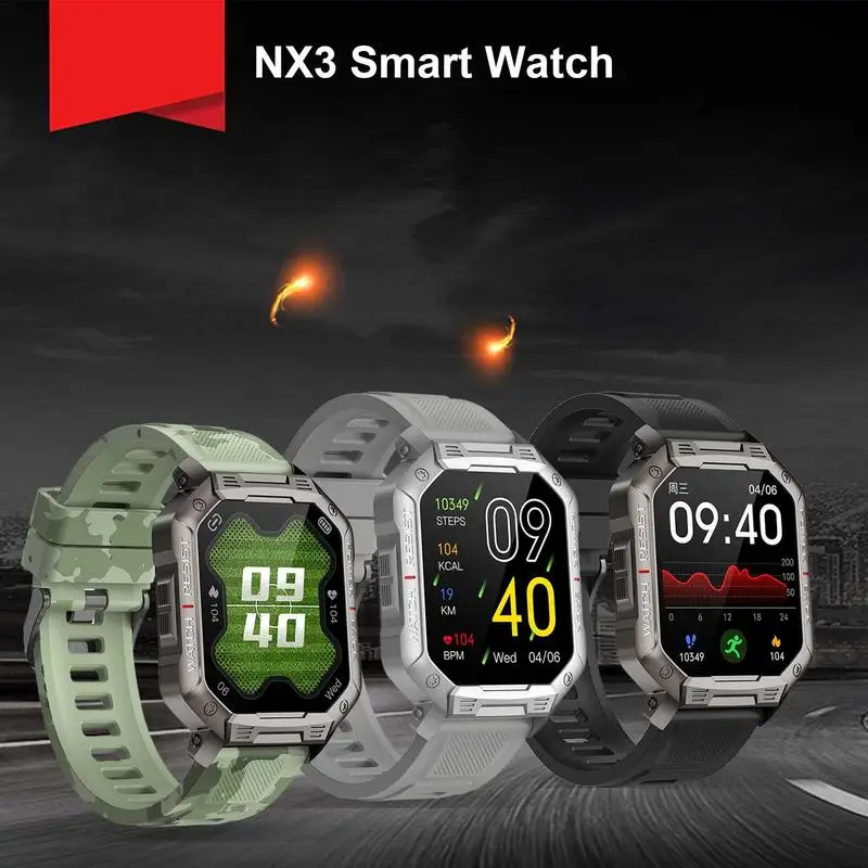 

Smartwatch GPS Activity Tracker Step Counter with Sleep Heart Rate Monitor IP67 Waterproof Outdoor Sports Smartwatch for Phones