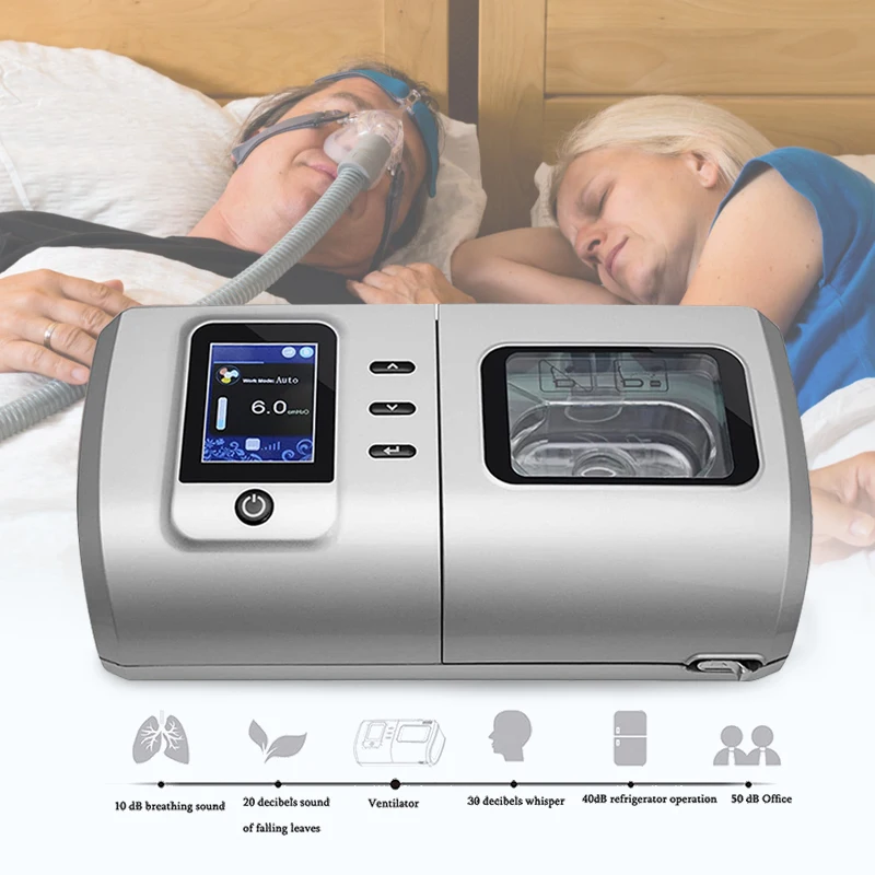 

RESOXY DS6 Home Auto CPAP Mini Machine Medical Smart Sleep Apnea Cpap Machine Anti Snoring Ventilator With Humidifier Acessories
