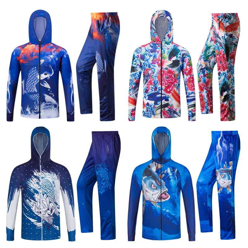 

WHYY Fashionable Outdoor Fishing Suit Summer Men's Breathable Sea Fishing Suit Rock Fishing Suit Fishing Shirt Fishing Clothes