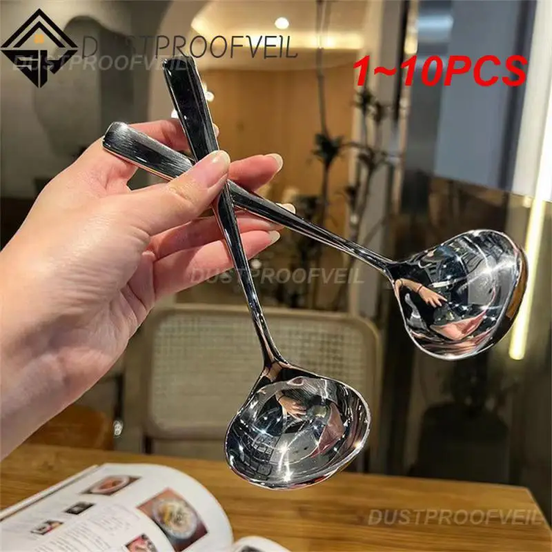 1 ~ 10 шт. удобная маленькая ложка домашняя из нержавеющей стали столовая посуда