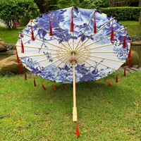 oil paper umbrellas handmade chinese style decorative classical props ancient women cherry blossoms art