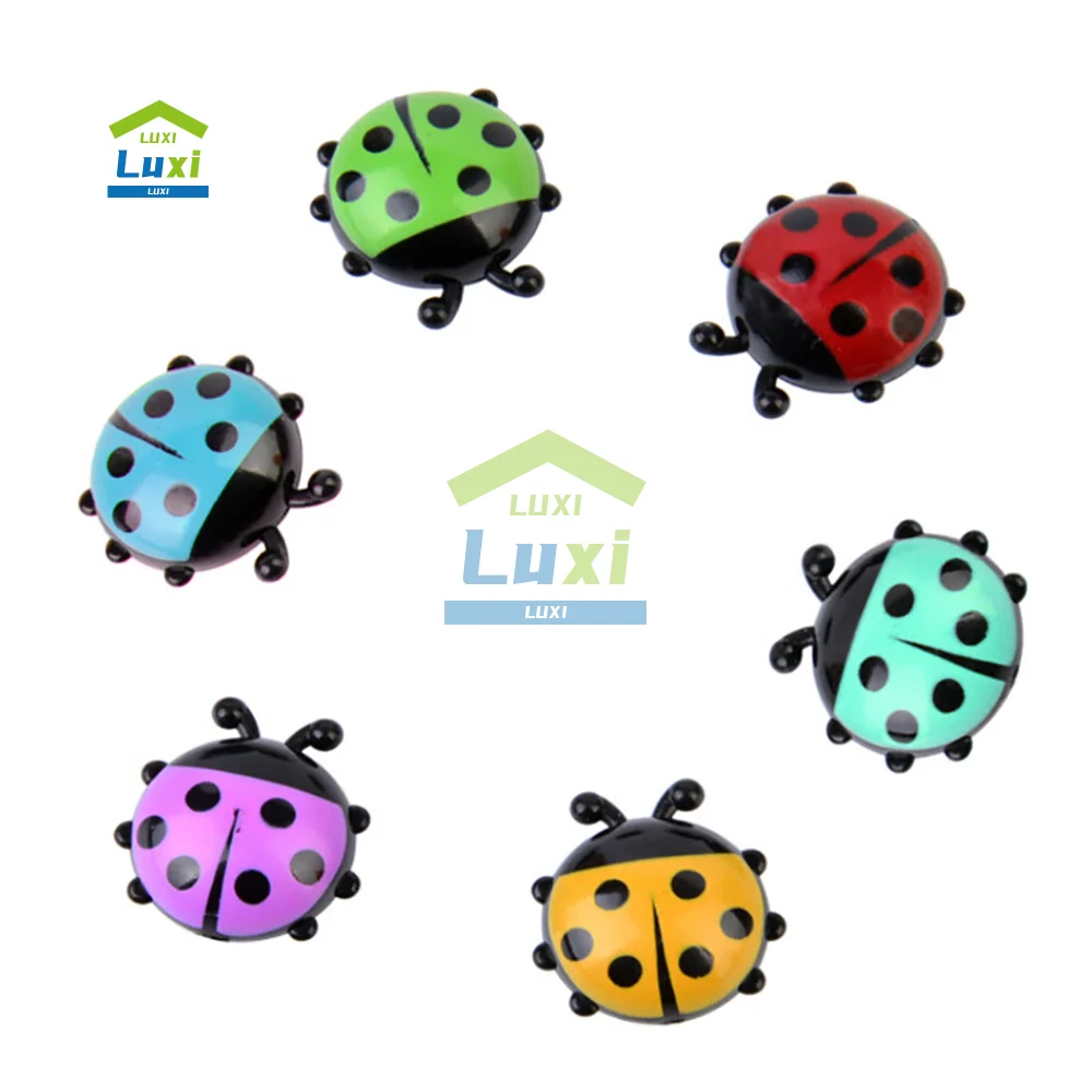 

6Pcs Mini Ladybug Fridge Magnets Creative Home Decor Cute Cartoon Refrigerator Magnetic Stickers Holder Tool инструмент
