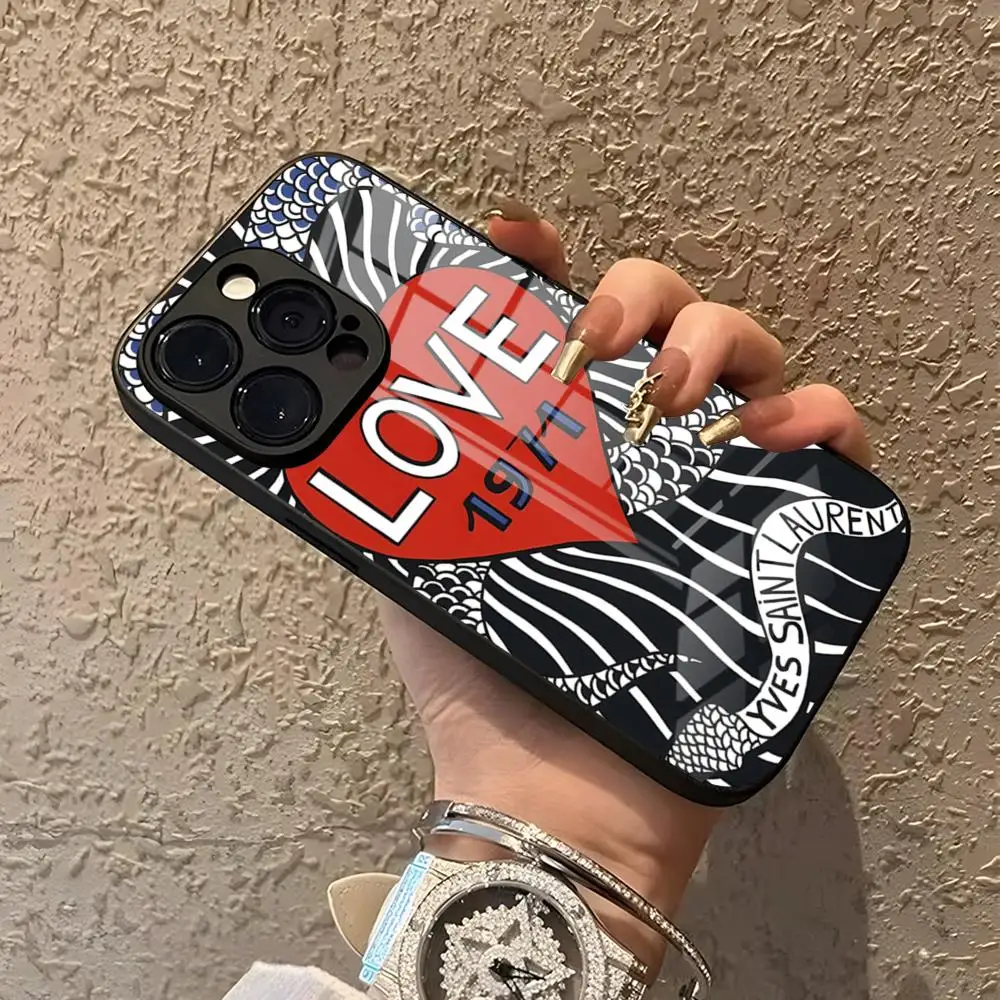 Фото Чехол для телефона с богемным арт-дизайном для iPhone 17 Pro Max, 15, 14 Pro, 12, 11, 13 Mini, X, XR, XS, 16 Plus, SE, стеклянная крышка №4