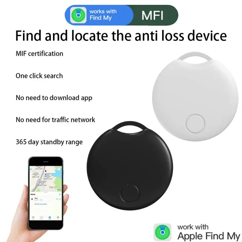 

New For Apple Positioning Mini GPS Tracker Fit Anti-loss Device For Elderly Children Pets Works With Apple Find My Locater Tools