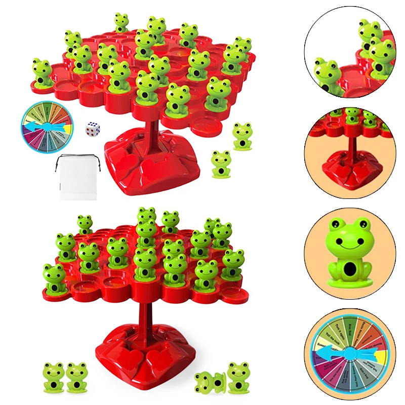 

Монтессори лягушка балансировочная математическая игра для родителей и детей обучающая игрушка 2 игрока набор для детей игра для обучения ...