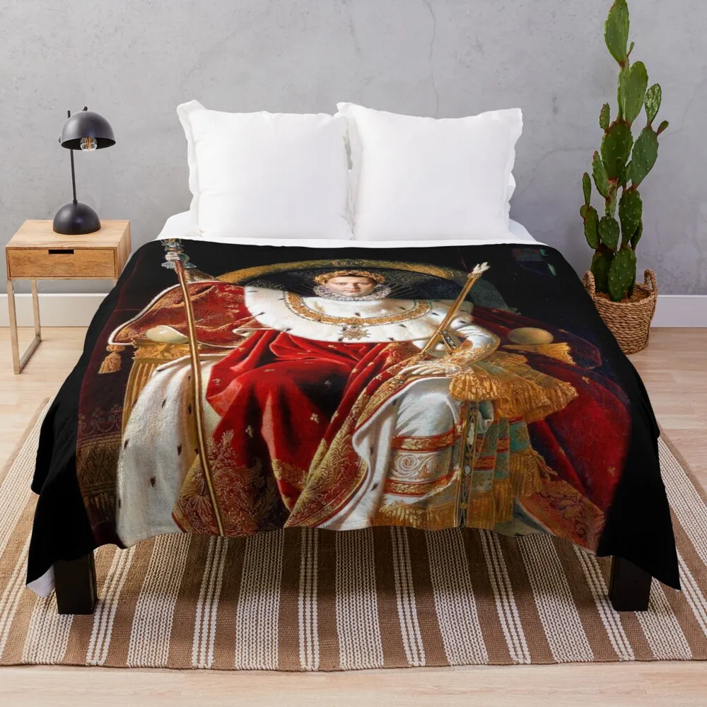 

NAPOLEON BONAPARTE 5 Throw Blanket sofa blanket with tassels soft