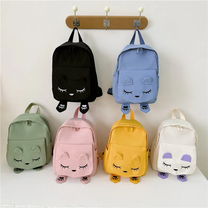 

Cute Cartoon Cat Backpacks for Children Travel Shoulder Bags Birthday Gifts Kids School Bag Girls Boy Backpack Mochila Hombre