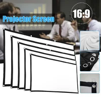 projector simple curtain home outdoor ktv office home theater portable 3d hd projector screen