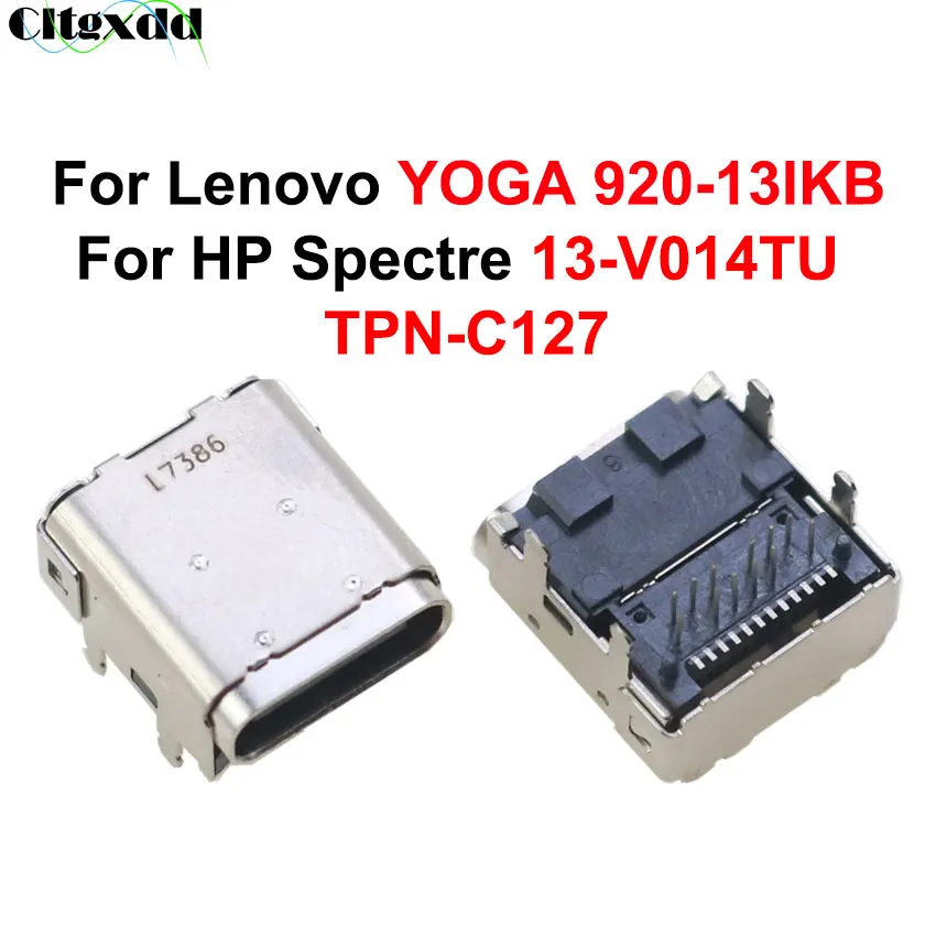 

USB Type-C разъем питания постоянного тока Cltgxdd, 1 шт., разъем для Lenovo YOGA 920-13IKB, для HP Spectre 13-V014TU, фоторазъем для зарядки ноутбука