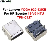 cltgxdd 1pcs usb type c dc power jack connector for lenovo yoga 920 13ikb for hp spectre 13 v014tu tpn c127 laptop charging port