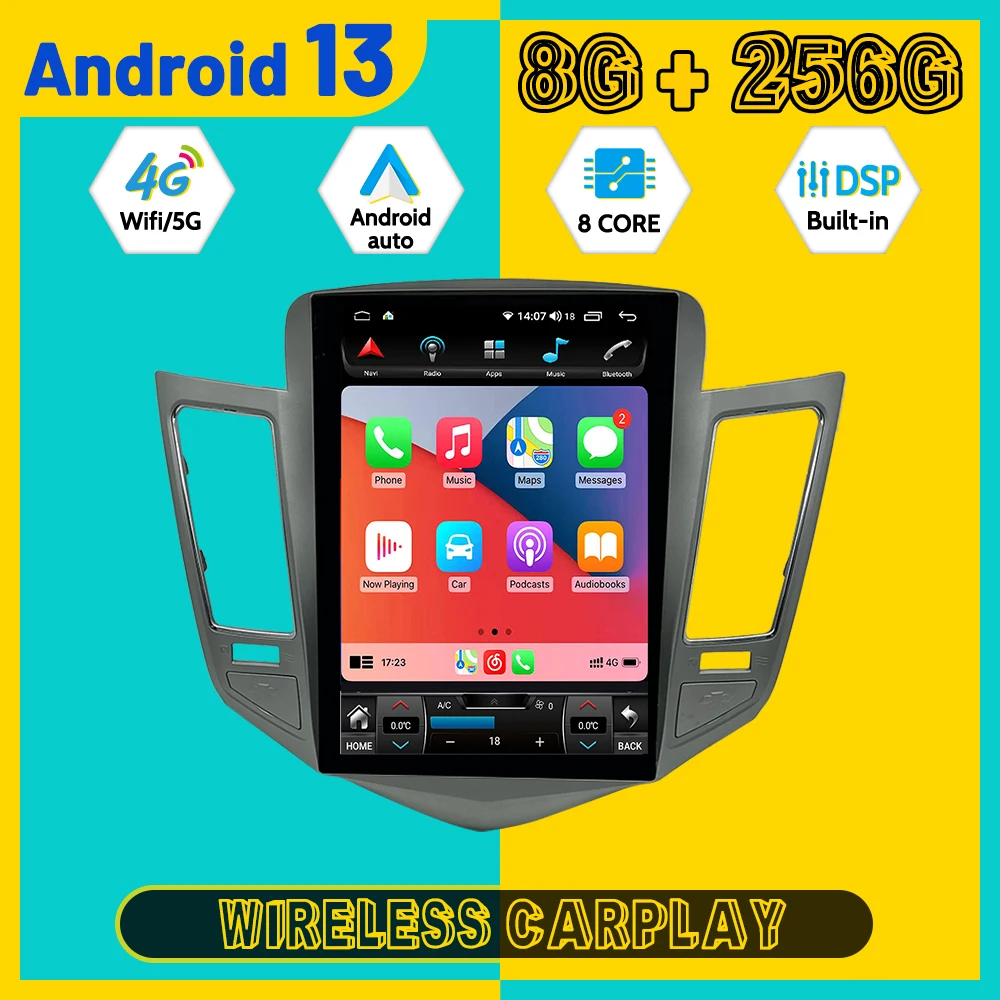 Автомобильный мультимедийный автомобильный плеер для Chevrolet Cruze 2009 2010 2011 2012 Android