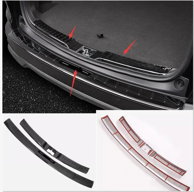 Для HONDA CRV 2017 2018 19 20 21 2022 протектор заднего бампера из нержавеющей стали порог