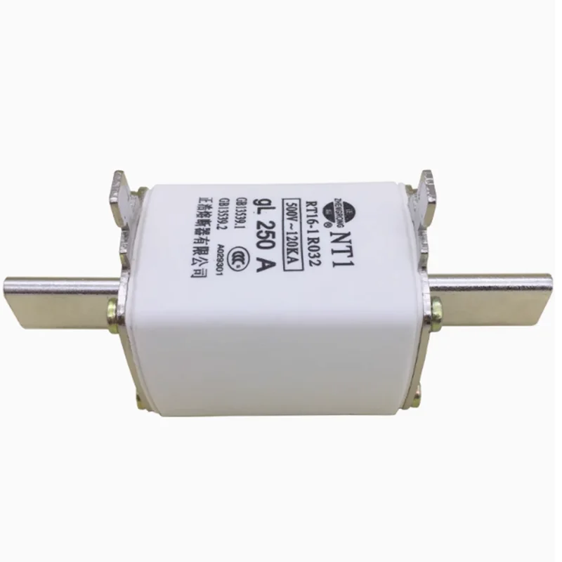 Предохранитель NT1 RT16-1 R032 500V-120KA предохранитель в форме ножа 250A 200A160A 125A gG/gL NT1-250