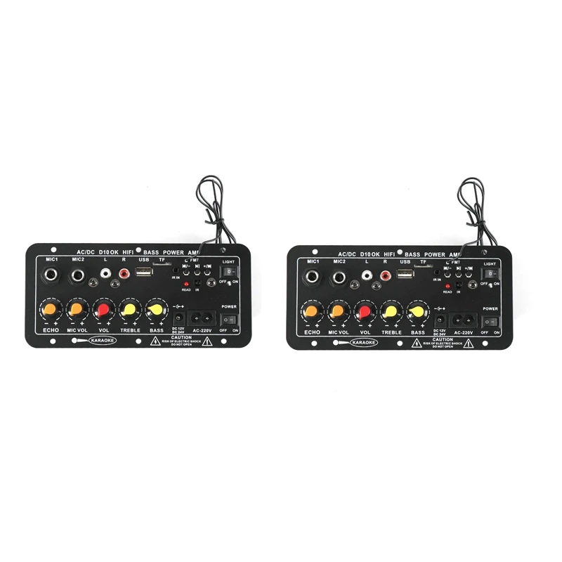

Плата усилителя D10 Bluetooth AUX TF карта USB 30-120 Вт для 8-12-дюймового динамика Аудио Amp модуль для сабвуфера
