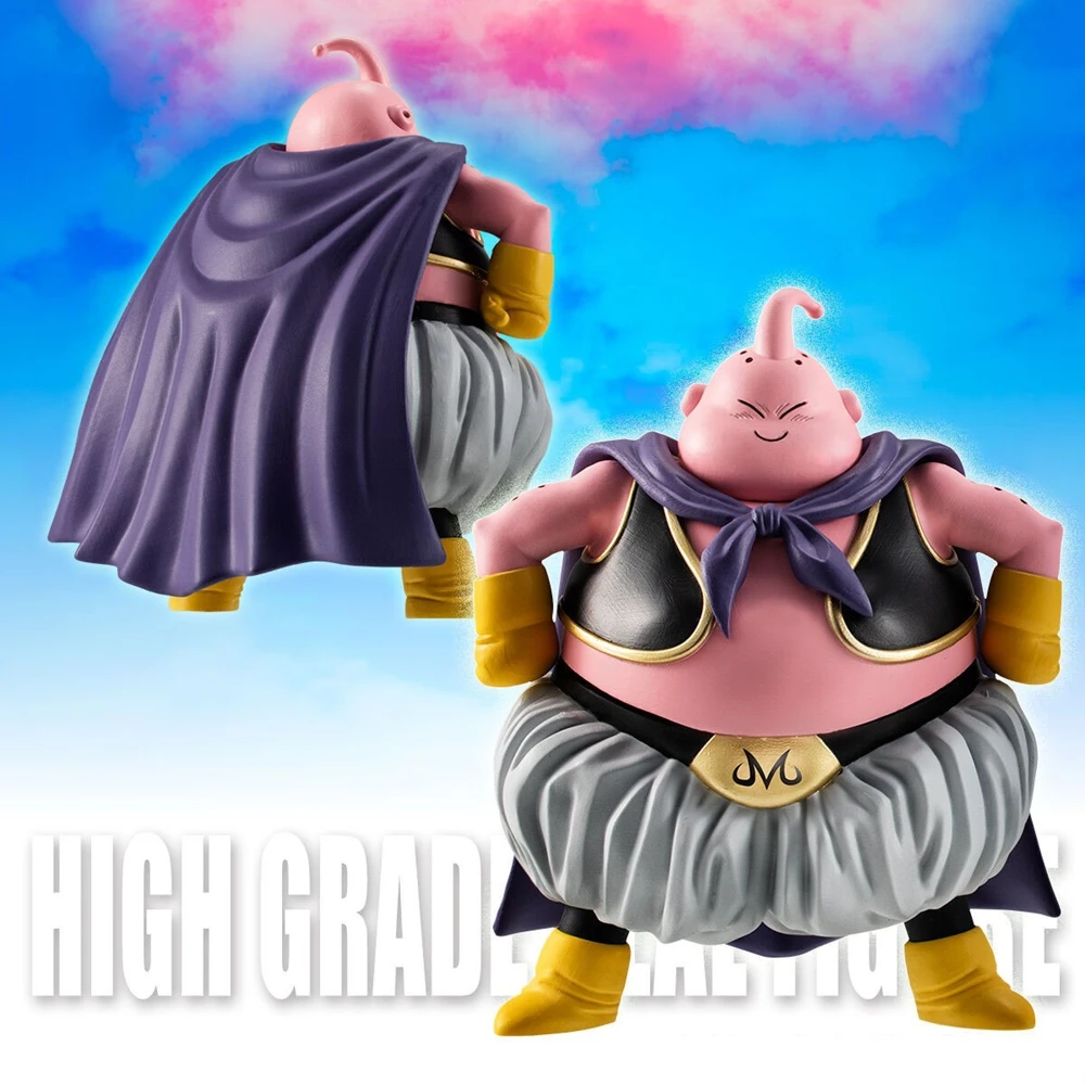 Фото 11 см Majin Buu, фигурка аниме DRAGON BALL Z, полный набор, стоячая поза, настольный гольф, крутая модель игрушки, подарочная коллекция, украшения №3