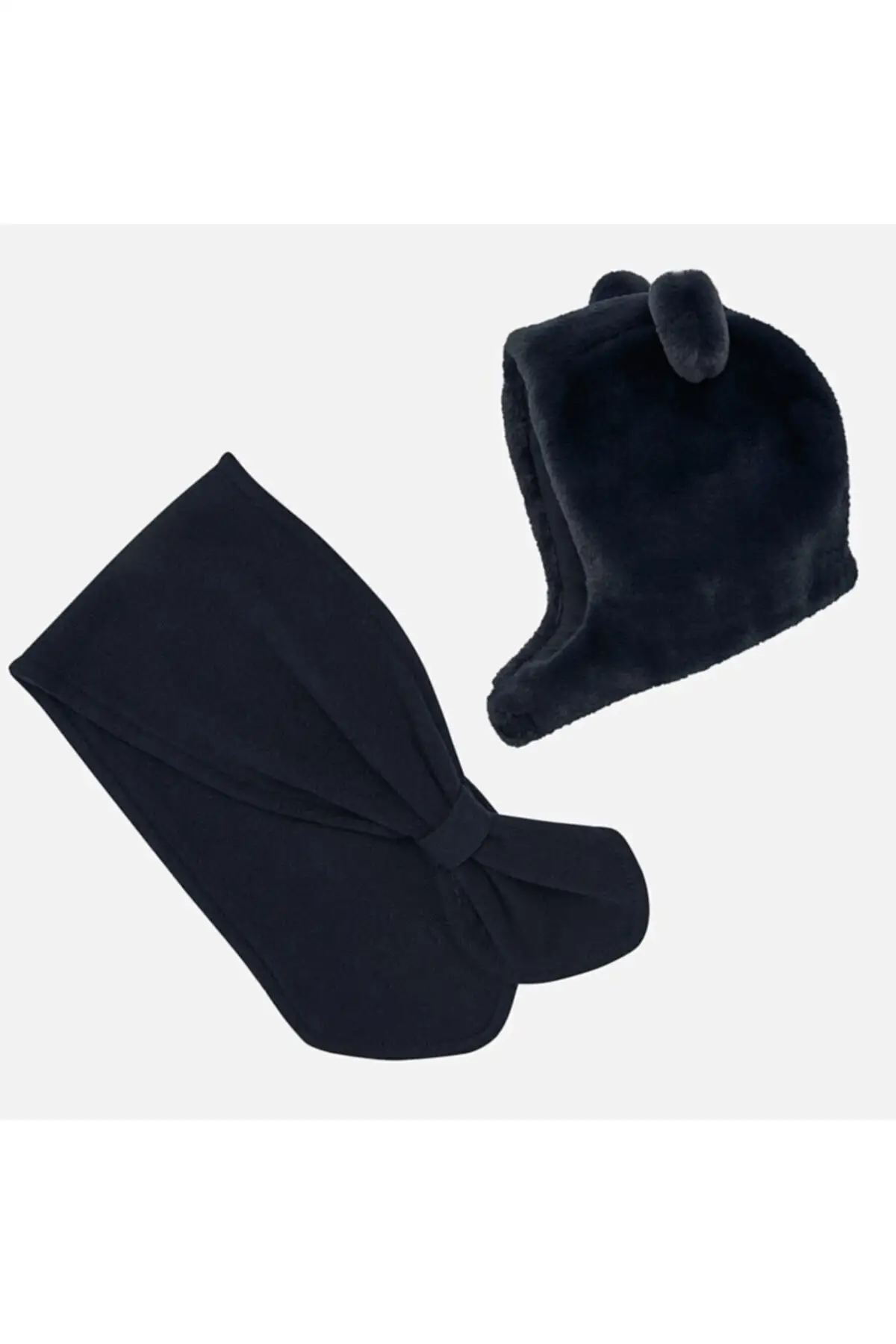 

Шарф, шапка и перчатки для маленьких девочек 2 шт. Набор меховой шарф шапка