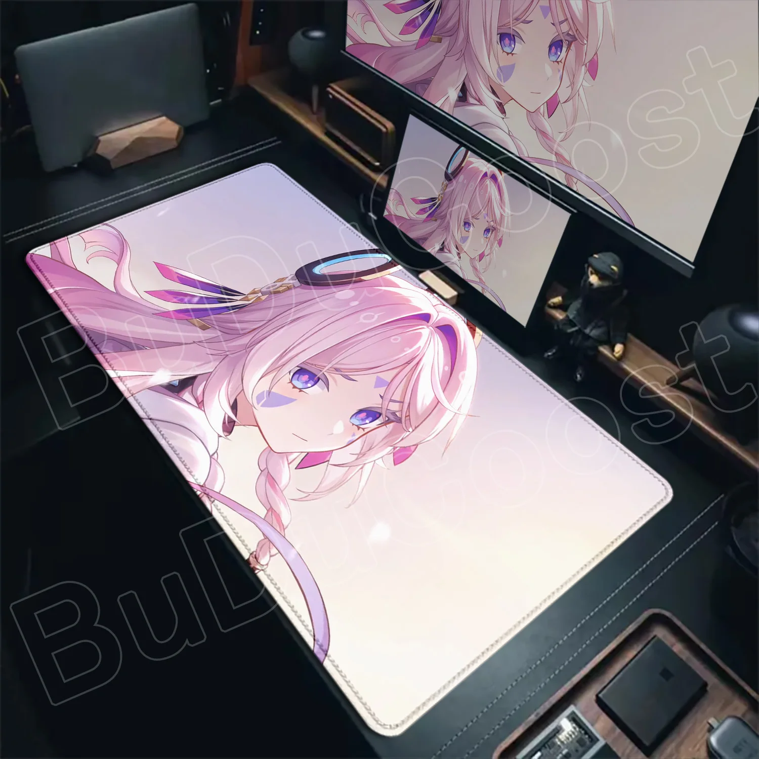 Фото Популярные игровые аксессуары Genshin Citlali HD MousePad для ПК, большой коврик для мыши XXL, подходит для офисной работы и игр, 900x400 мм. №2
