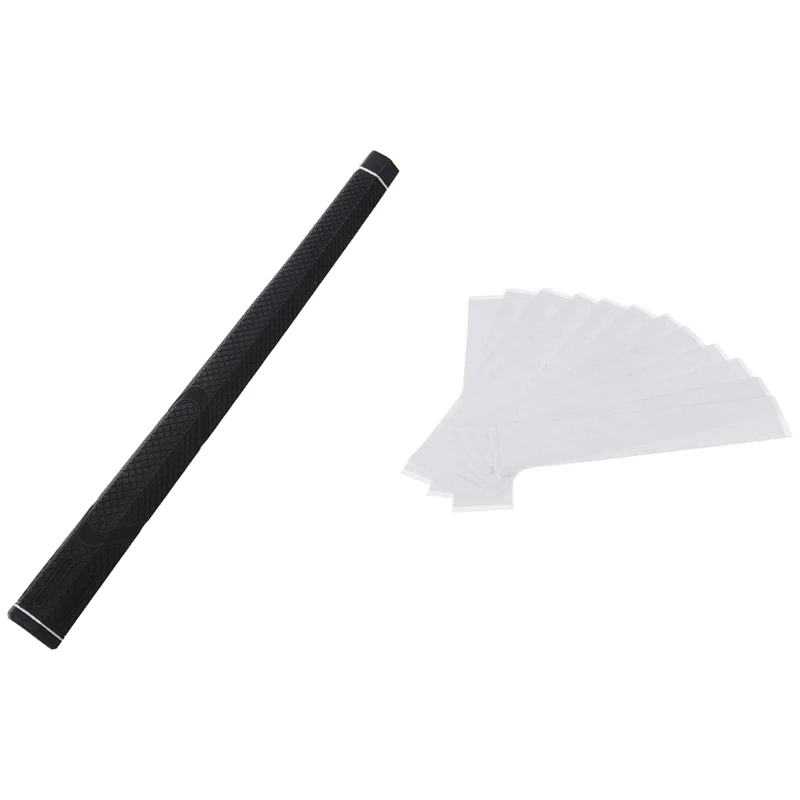 

1 Pcs Hexagonal Slip Resistance Rubber Grip & 1Pcs Golf Grip Tape Solvent Activated Double Sided Adhesive Strips