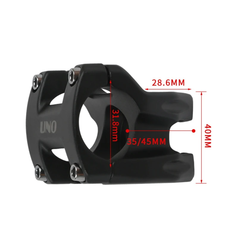 UNO вынос велосипеда 31 8 мм удлинитель руля короткий горного 0 градусов стояк