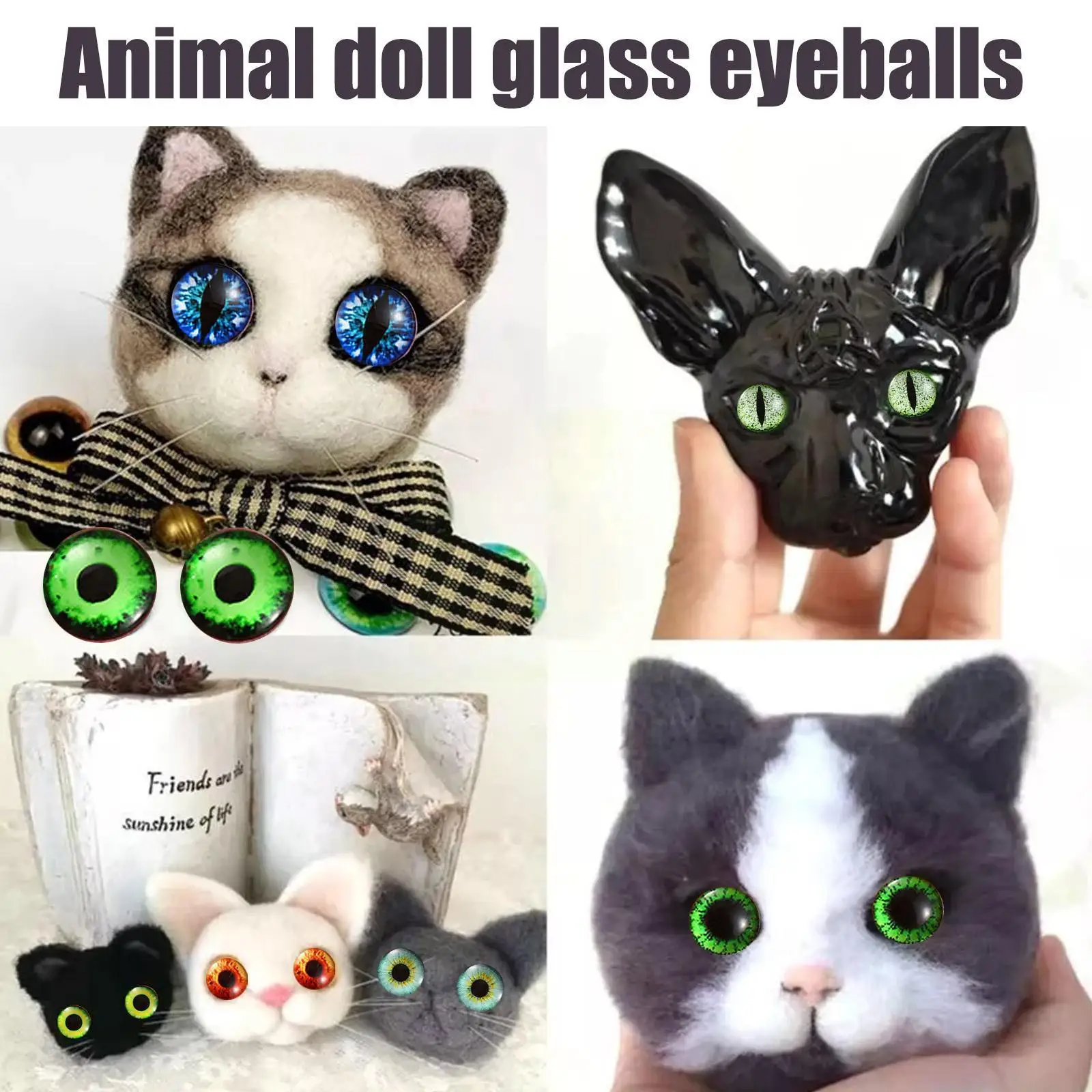 

1 Pair Dragon Eyes Eye Toys Handmade Photo Glass Diy Pins Craft Brooch Earring Cabochons Accessories Making H1i8