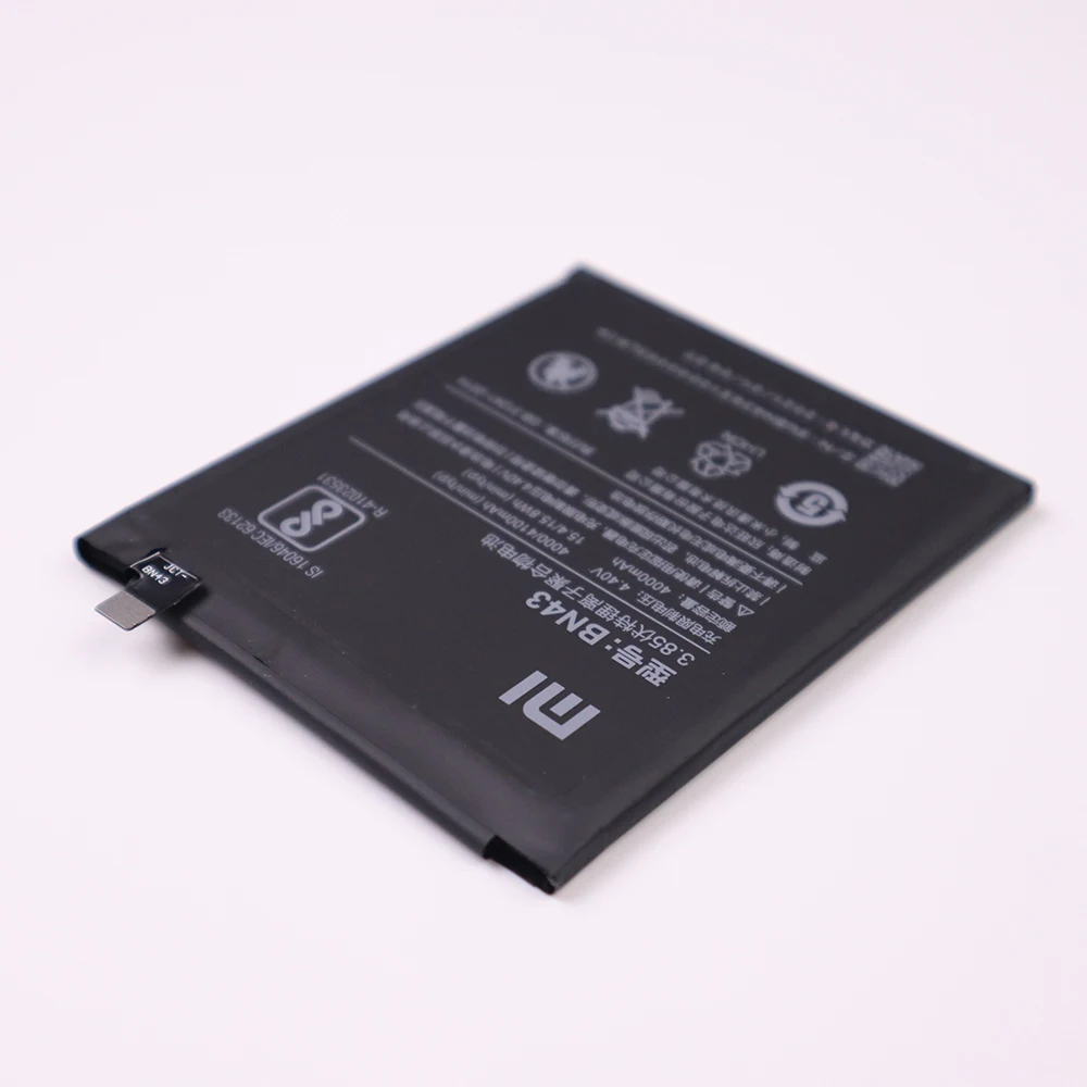 4000mah 2022 years 100 xiaomi original battery bn43 for xiaomi redmi note 4x note 4 global snapdragon 625 phone battery free global shipping
