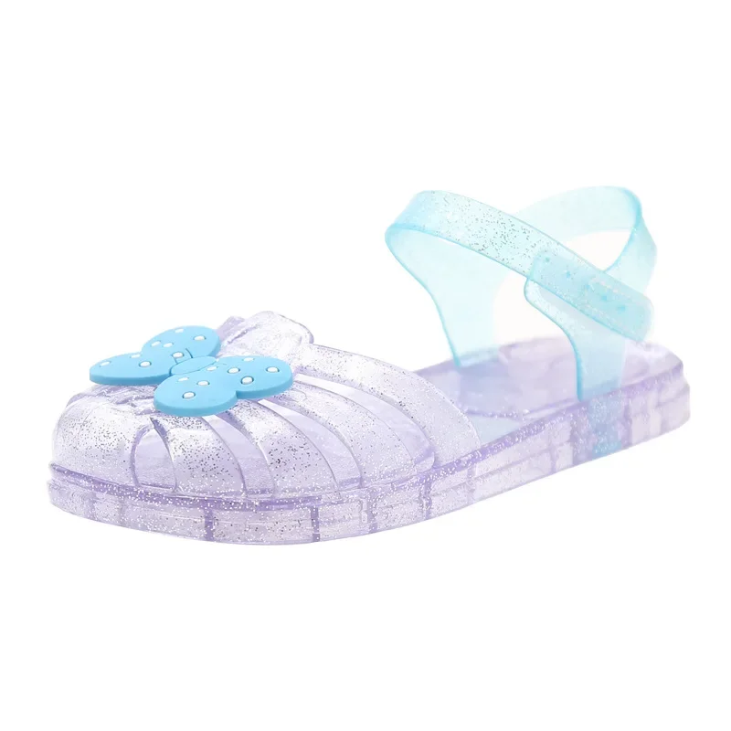 Детские Дышащие Водостойкие Сандалии С Бантиком И Мягкой Подошвой