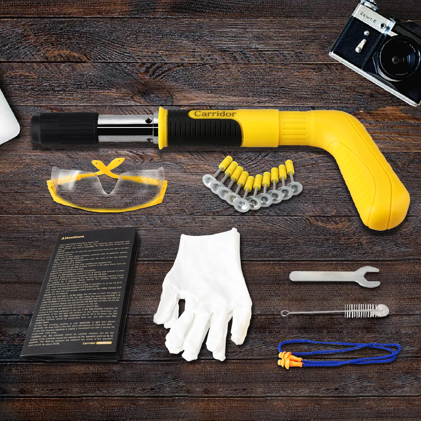 

Guns Rivet Tool Mini Nailing Ceiling Manual Environmental Friendly Power Tools Solid Metal Anchor Wire Slotting Device