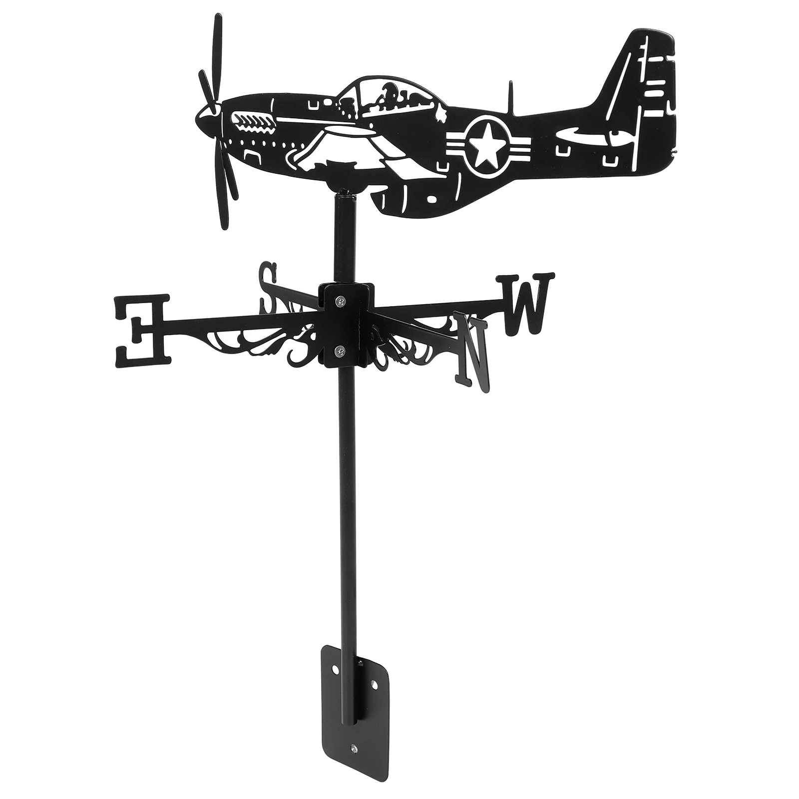 

Patio Weather Vane Garden Weathervane Farmhouse Wind Direction Indicator Decorative Plane