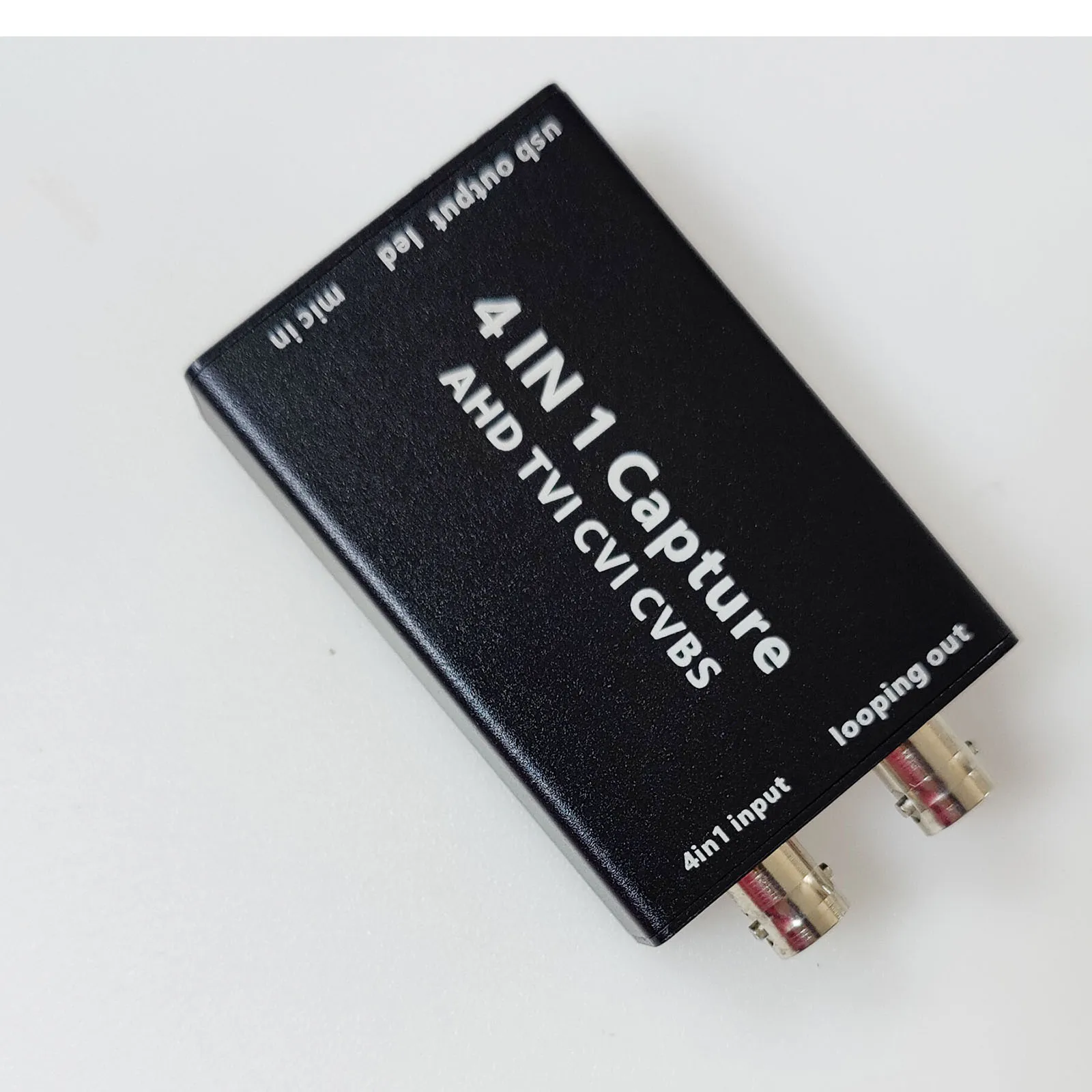 

4-in-1 BNC to USB capture AHD TVI CVI CVBS to USB capture , AHD tvi cvi Cvbs adapter video and audio capture for OBS potplayer