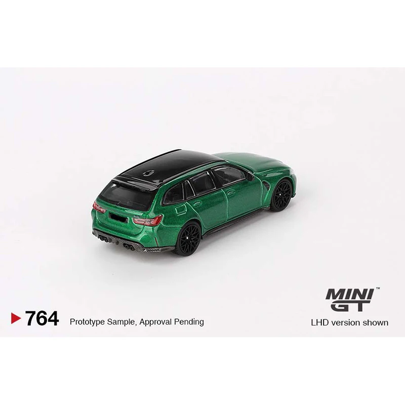 MINIGT 764 1:64 M3 Competition Touring Lsle Of Man зеленый металлик литая под давлением диорама