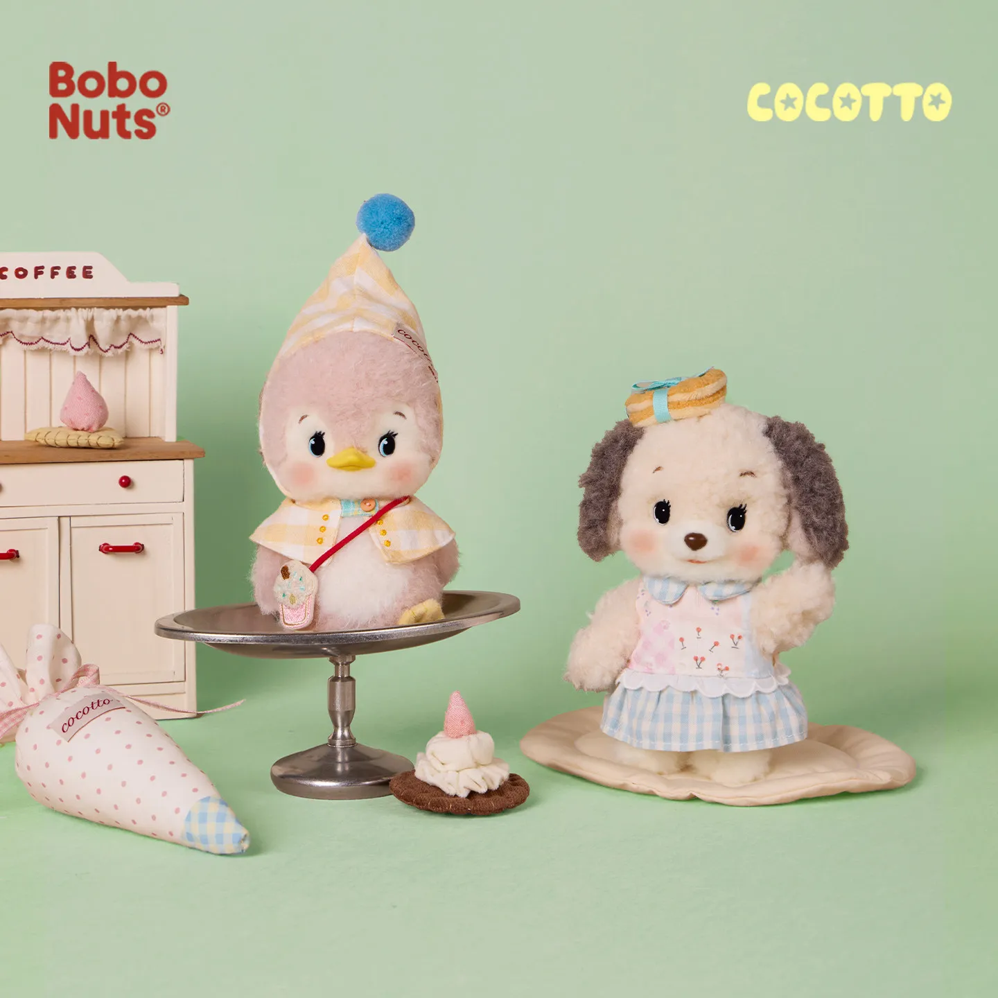 Фото Новинка! Горячая распродажа! Оригинальная кукла-сюрприз Bobo Nuts в коробке, мини-фигурка Bobo Jar, мультяшный животный-подвеска, фигурка щенка, изысканный подарок. №4