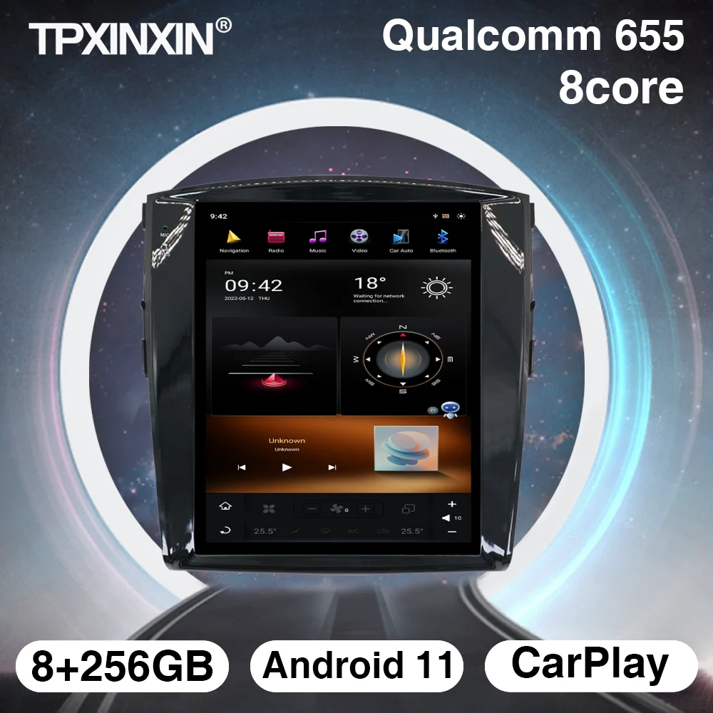 

Автомагнитола 8 + 128G Android 11, экран 12 дюймов для Mitsubishi Pajero V97 V93 Shogun Montero 2006 + GPS Navi, мультимедийный плеер, головное устройство