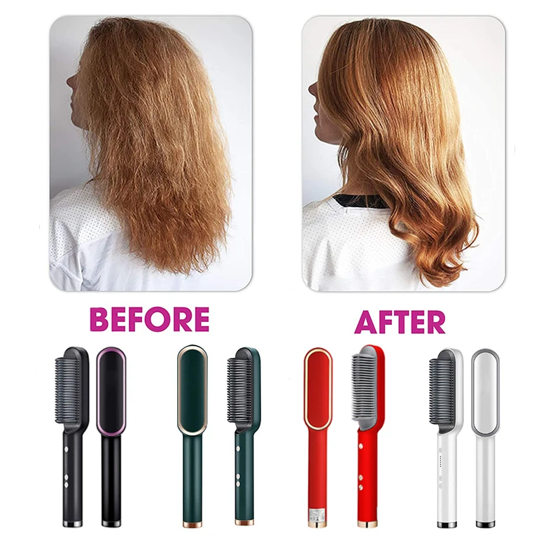 

Выпрямитель для волос Lonic, профессиональный утюжок для равномерного нагрева, 5 режимов температуры, защита от ожогов, инструменты для укладк...