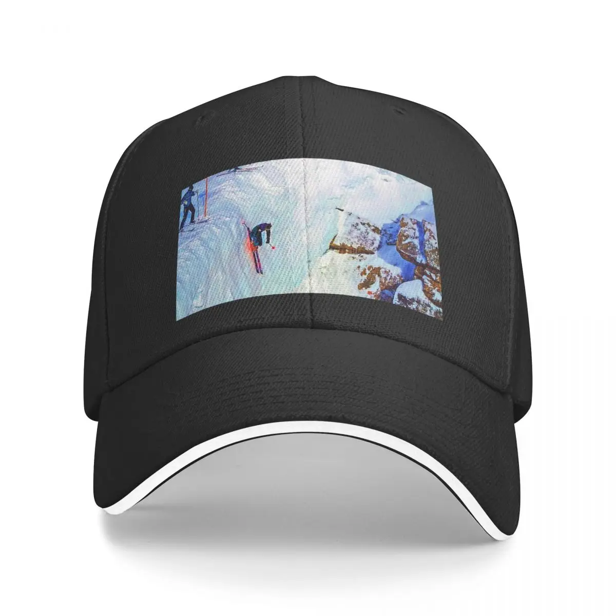 Кепка-бейсболка для катания на лыжах в стиле унисекс