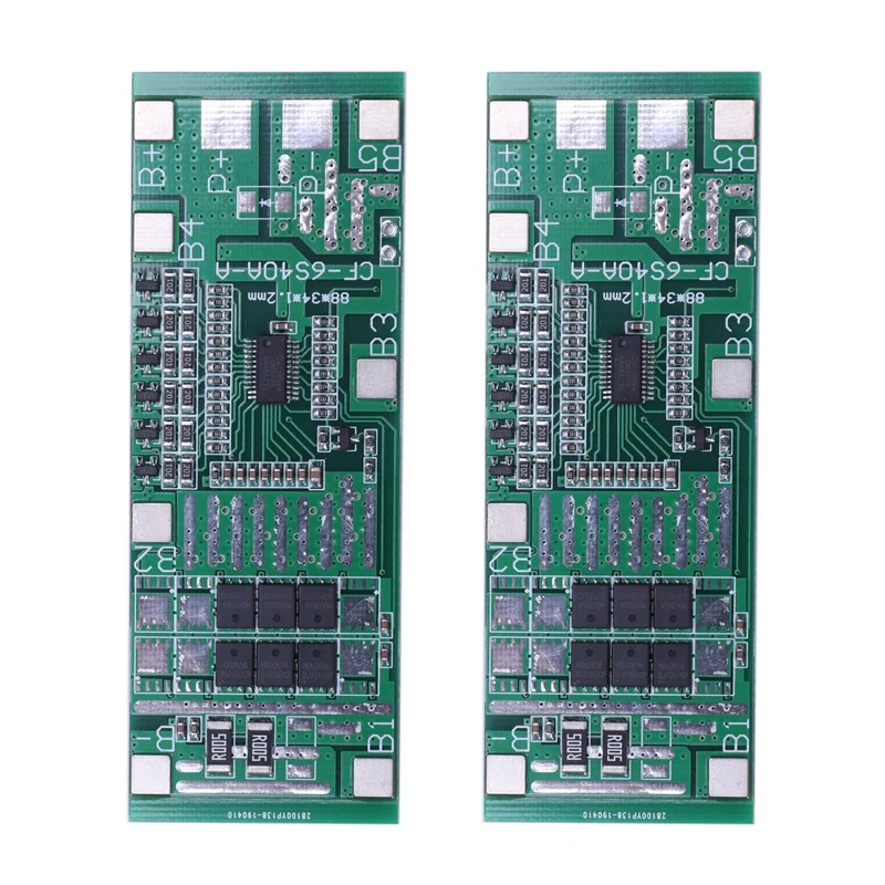 

2X 24V 6S 20A 18650 Li-Ion Lithium Battery Protection Board Solar Lighting Bms Pcb With Balance For Ebike Scooter