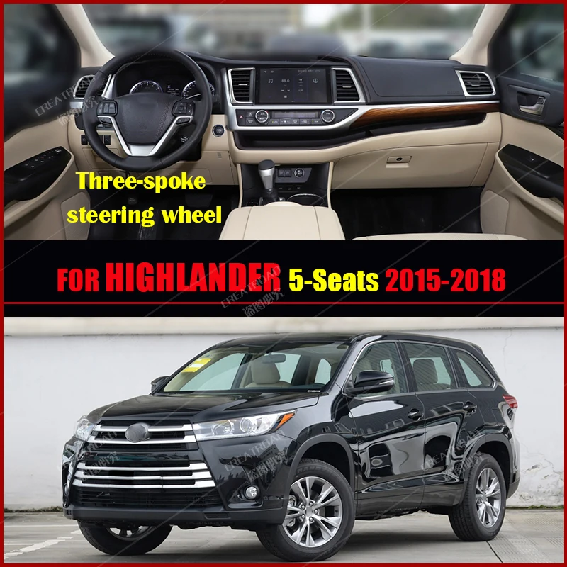 Автомобильные коврики для Toyota Highlander пять сидений 2015 2016 2017 2018 | Автомобили и