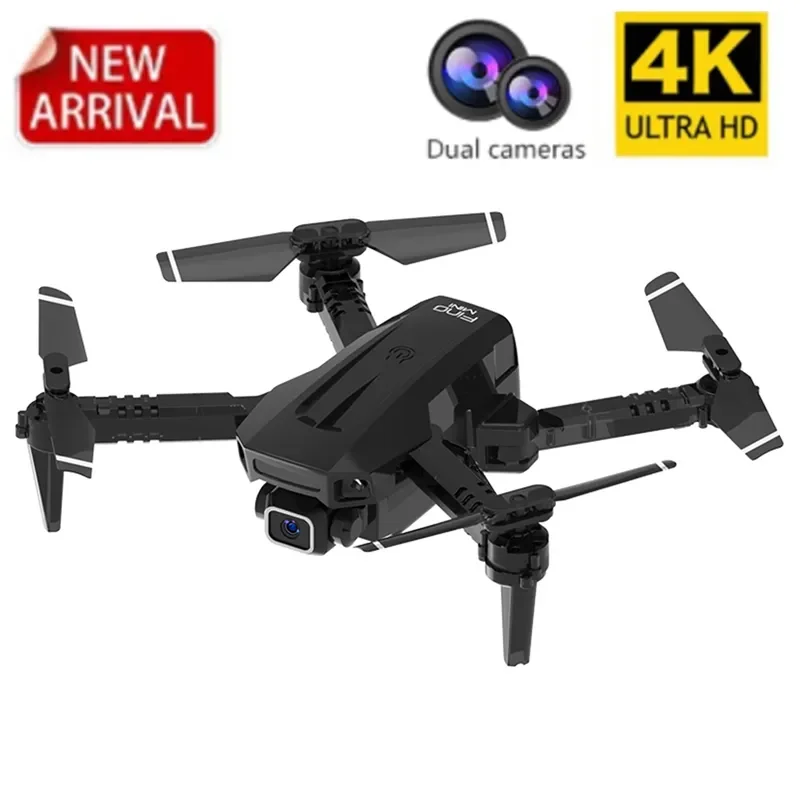 

Новинка Дрон 4k профессиональная широкоугольная камера 1080P WiFi Fpv Дрон двойная камера высота держит фотокамеру вертолет игрушки