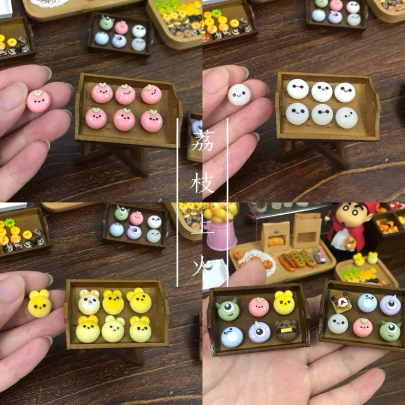 Кукольный дом мини-кухня глина ручной работы обертка для куриных ног тостов сыра