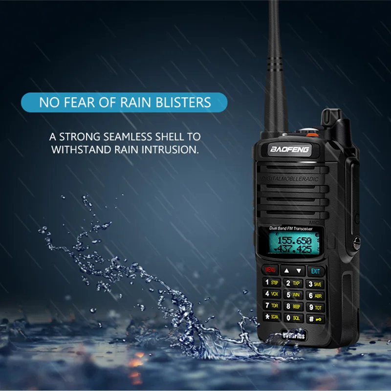 Высококачественная Водонепроницаемая рация Baofeng UV-9R plus 10 Вт ham radio cb comunicador baofeng uv 9r