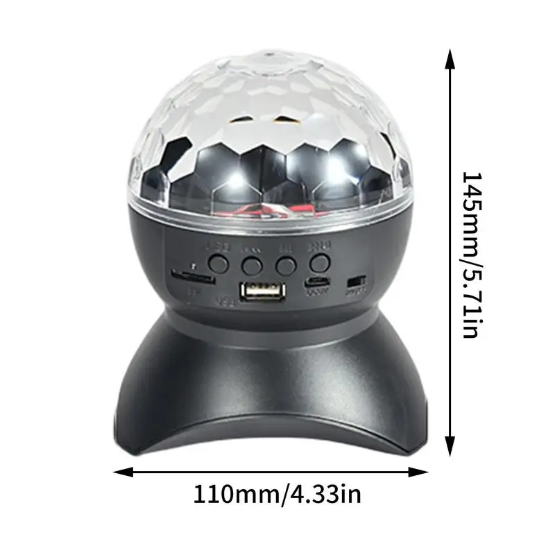 Disco Ball LED Light DJ Strobe Light Stage Strobe Lamp With Wireless Speaker And USB Rechargeable Karaoke Halloween Christmas images - 6