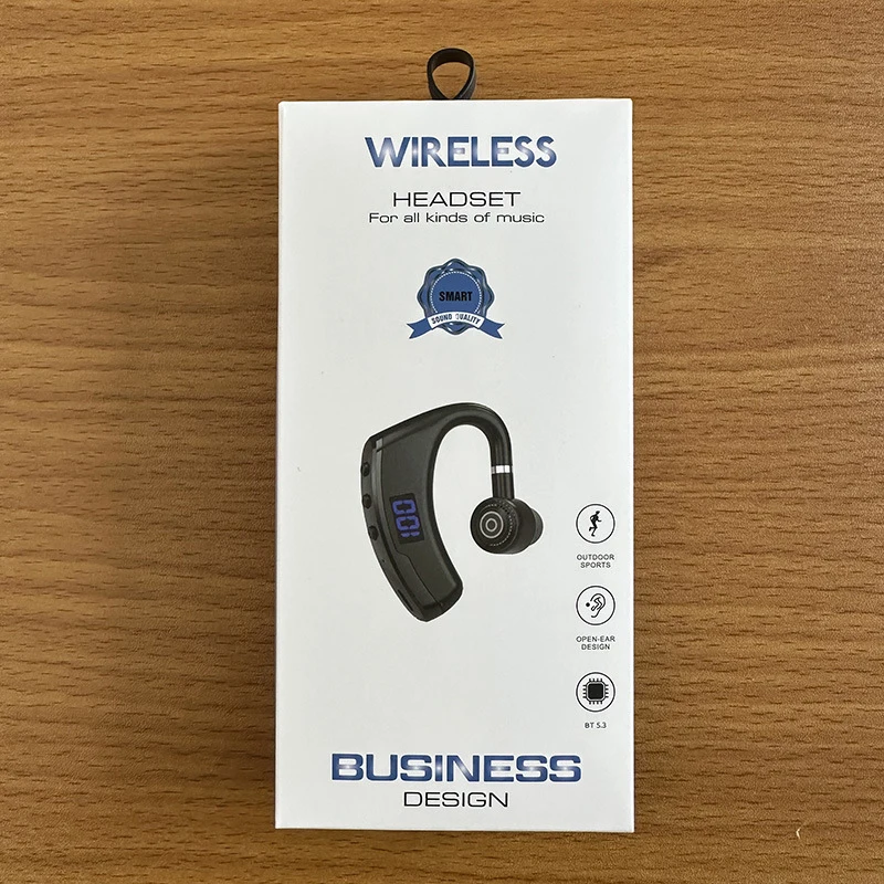 Наушники Earhook беспроводные наушники Bluetooth совместимые с рукоятками дисплей со