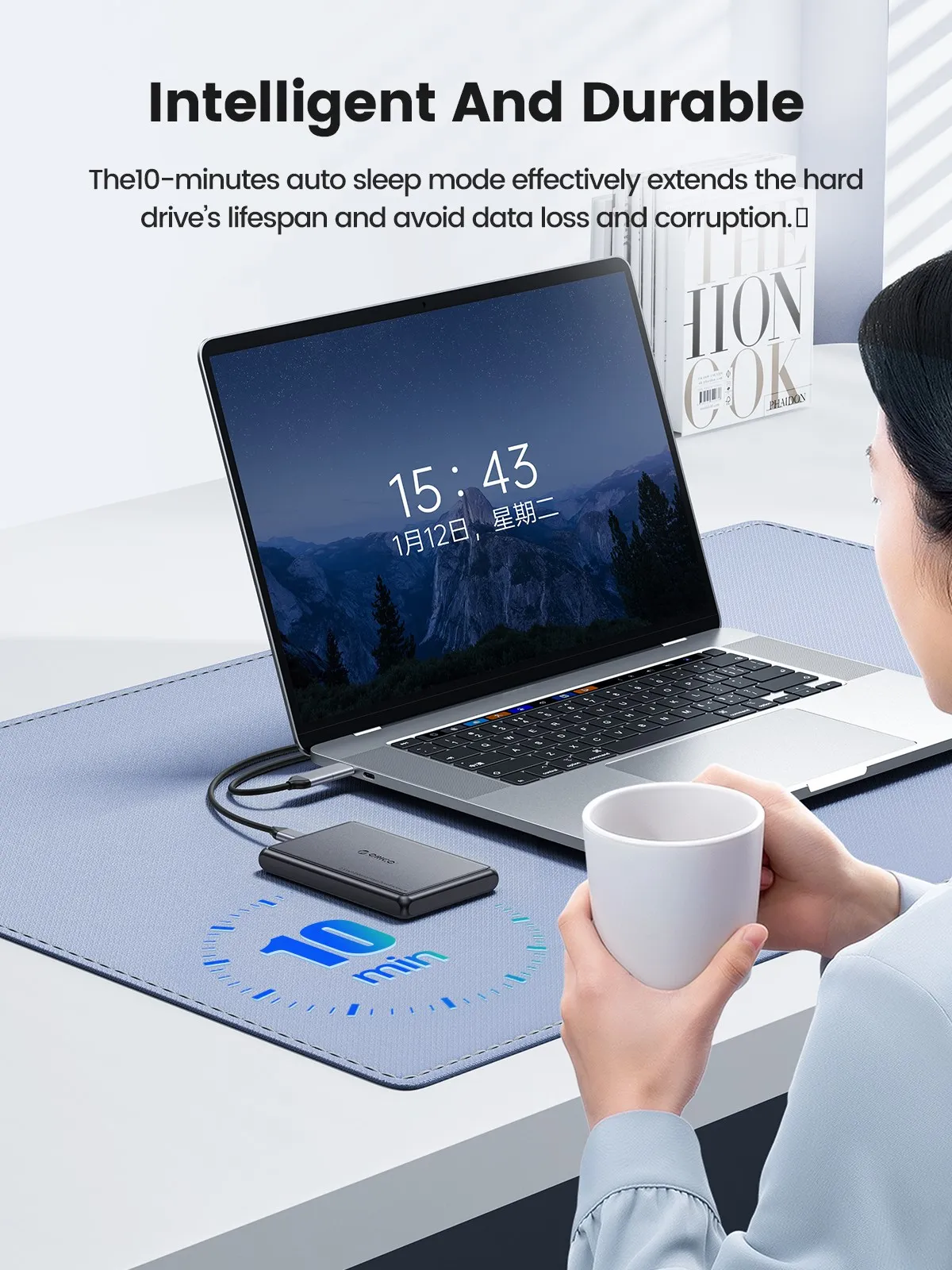 ORICO 2 5 дюймов внешний жесткий диск чехол 5gbps SATA к Type-C корпус жесткого диска для SSD HDD