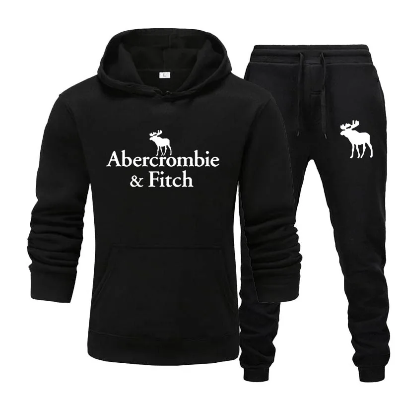Спортивный костюм Abercrombie Fitch толстовка с капюшоном + брючный повседневные