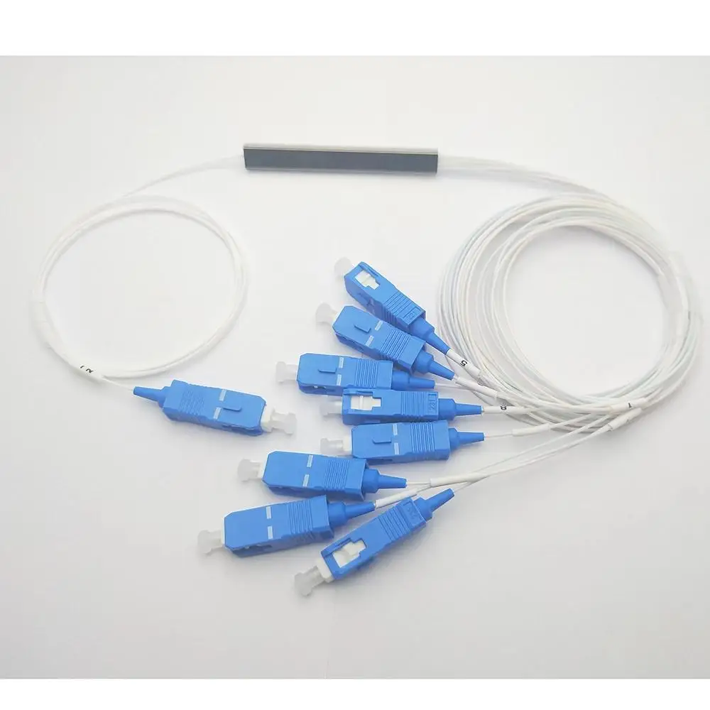 Оптический Сплиттер SC APC 0 9 мм 1X8 FTTH волоконно-оптический сплиттер UPC PLC FBT