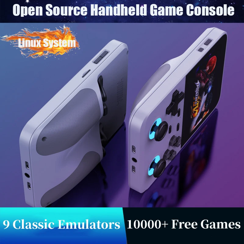 Игровая консоль для мальчиков D007 3d, 3,5 дюйма, высокая стереозвукопередача, Классическая аркадная игра, экран высокой четкости, портативная игровая консоль