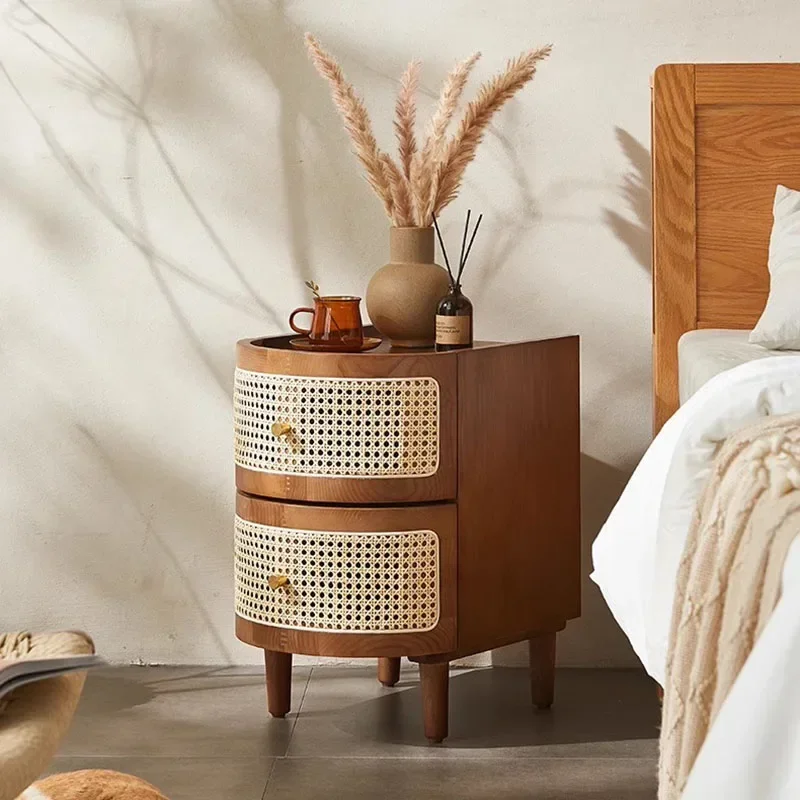 Настольная тумбочка прикроватная для спальни подголовник кровати деревянный