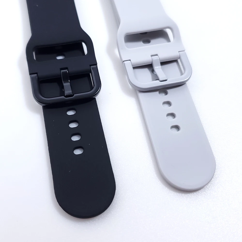 Silicone Strap For Samsung Galaxy Watch4 classic 46mm 42mm/Galaxy Watch 4 44mm 40mm Sport Band Replacement Wristbands 1:1 buckle